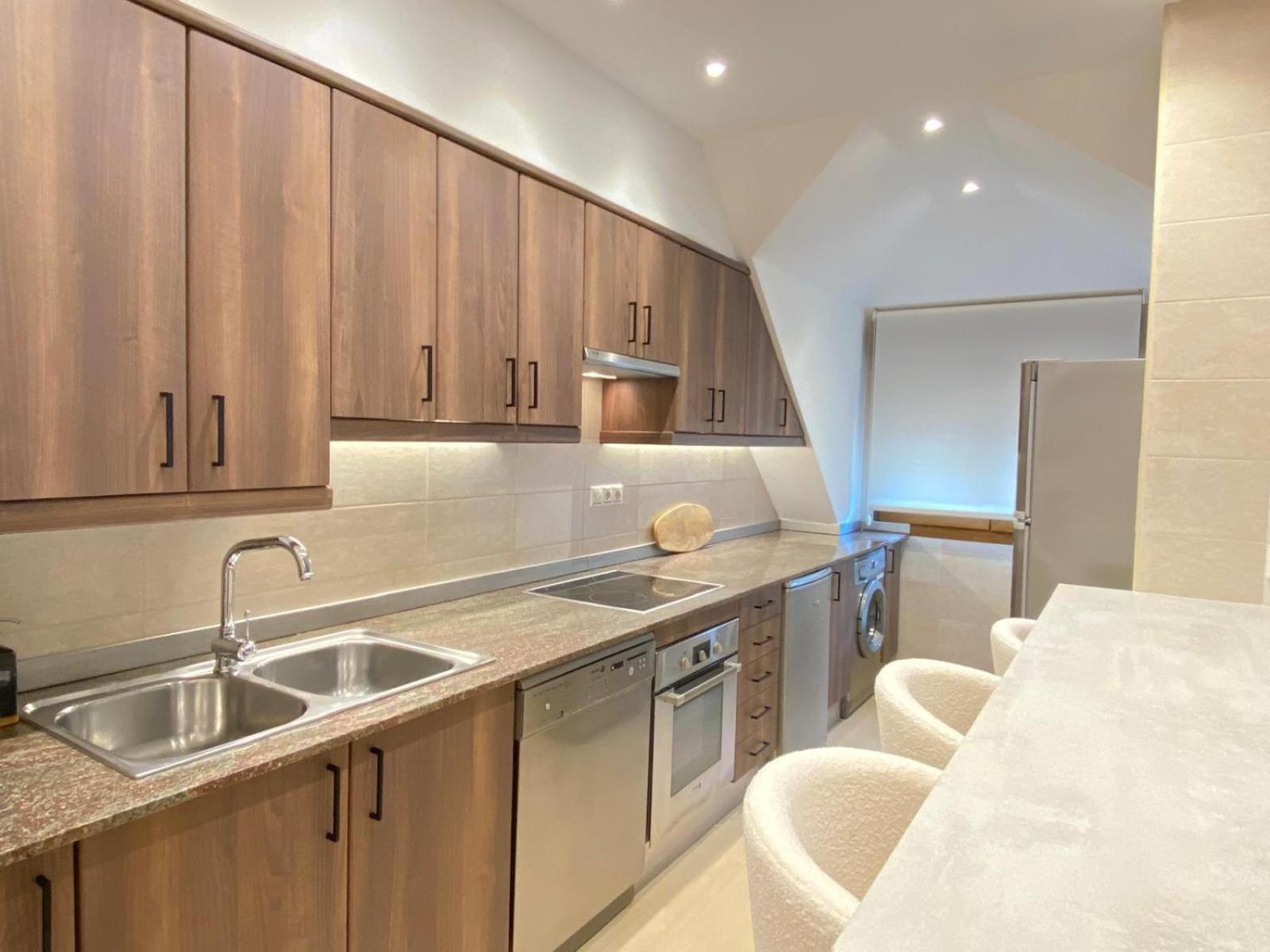 Apartamento Boutique Con Terraza Y Vistas Al Mar. Porto Vilanova Villanueva De Arosa Esterno foto